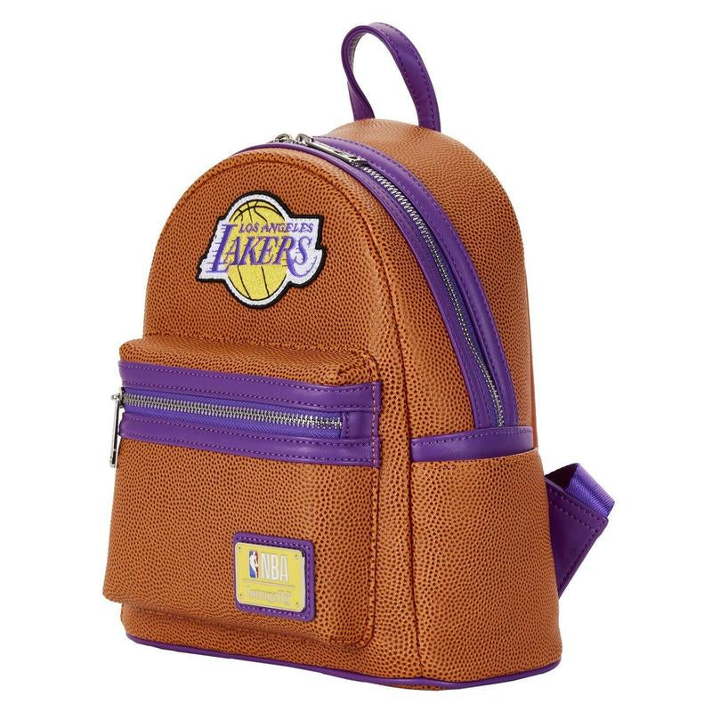 Loungefly NBA LA Lakers Basketball Mini Backpack
